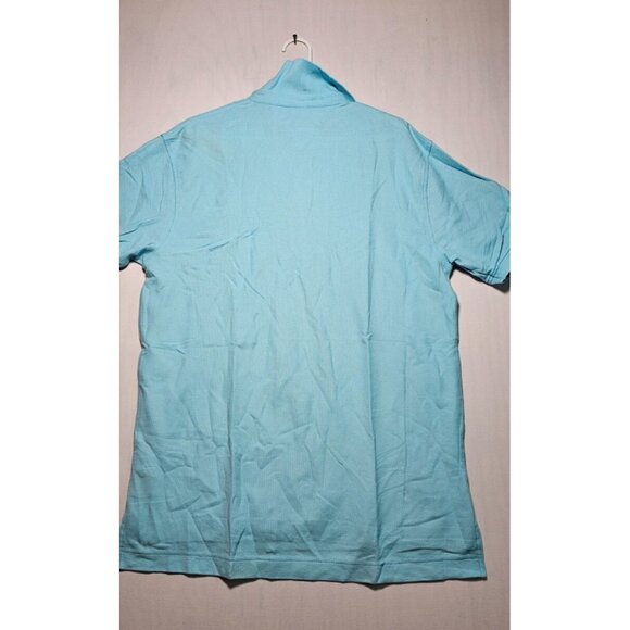Tommy Hilfiger Polo Shirt Men’s Large Light Blue Short Sleeve New Without Tag - Picture 3 of 3